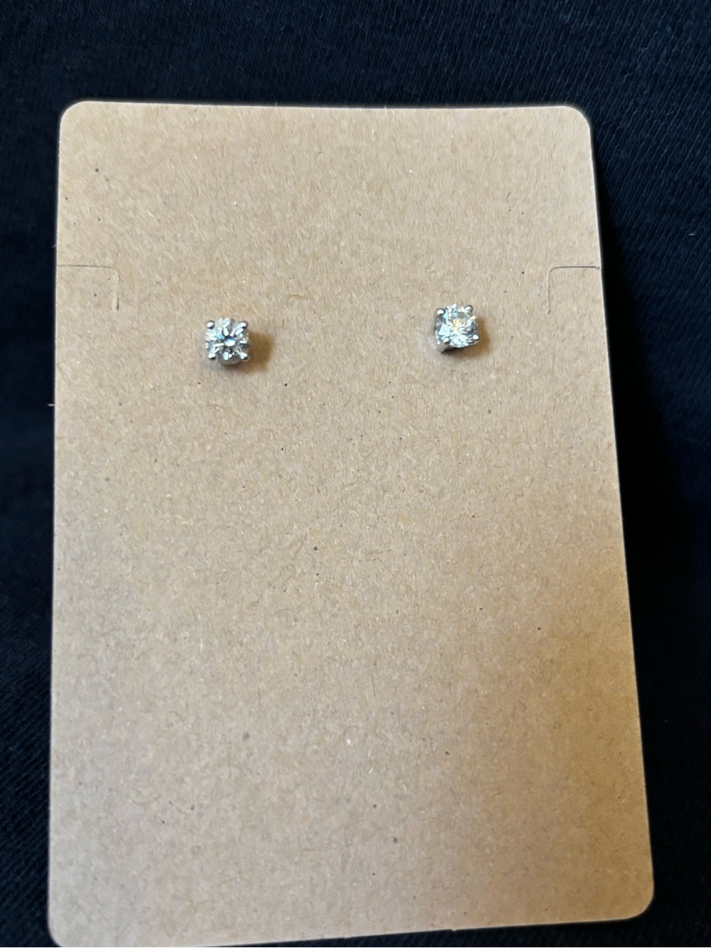 Real, Natural Diamond Stud Earrings - Women's Jewelry 14k white gold luxury